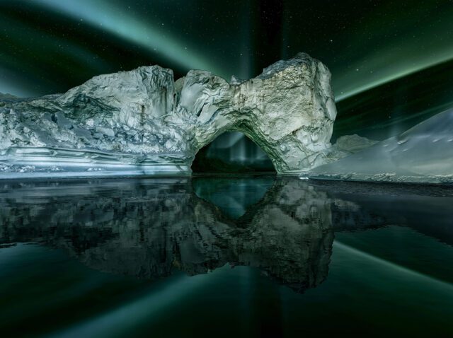 Iceberg in the dark
