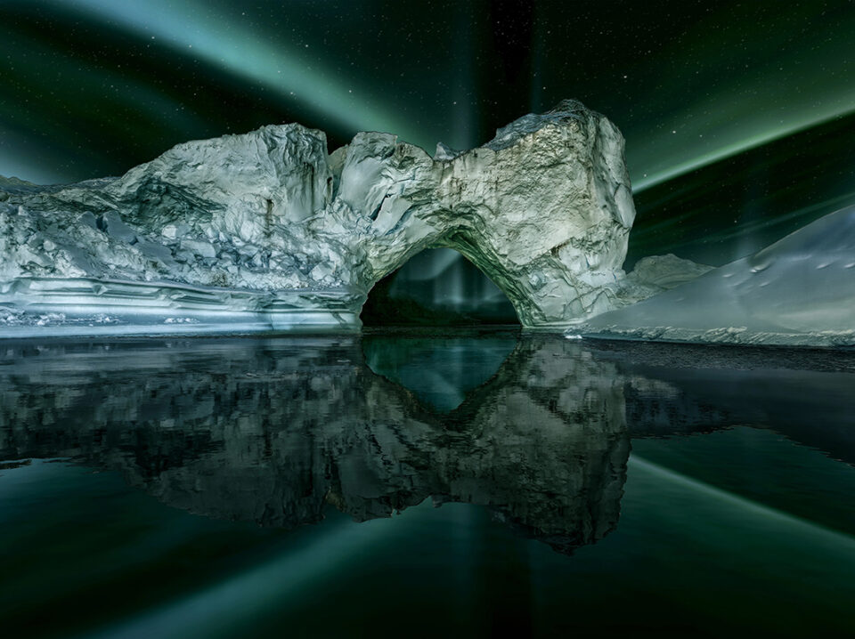 Iceberg in the dark