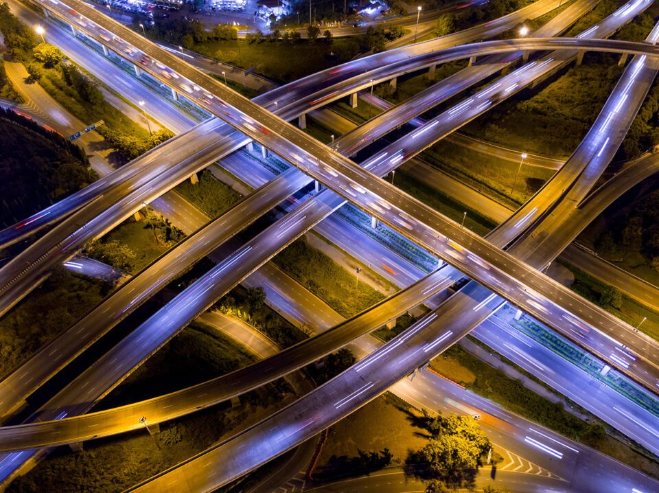Interconnected highways